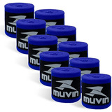 Kit Bandagem Elástica 3m 5 Pares Azul Muvin