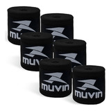 Kit Bandagem Elástica 3m Muvin C 3 Pares Boxe Muay Thai