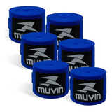 Kit Bandagem Elástica 5m Muvin C 3 Pares Boxe Muay Thai