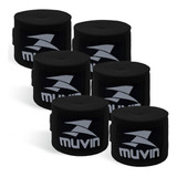 Kit Bandagem Elástica 5m Muvin C 3 Pares Boxe Muay Thai