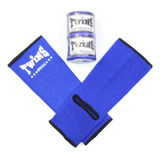 Kit Bandagem Tornozeleira Muay