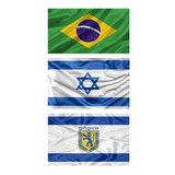 Kit Bandeiras De Israel