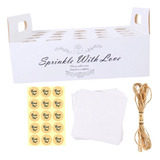 Kit Bandeja De Cone De Confete De Papel Kraft Decoração