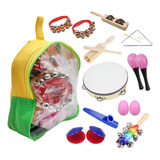 Kit Bandinha Ritmica Infantil C  10 Instrumentos Liverpool