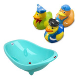 Kit Banheira Laguna Azul E Brinquedos Para Banho N/a