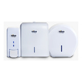 Kit Banheiro Dispenser Papel Toalha Higiênico Saboneteira
