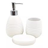 Kit Banheiro Porta Sabonete Líquido Lavabo Escova 914