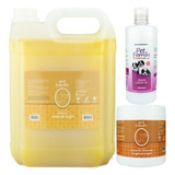 Kit Banho Pet Shampoo 5l E Máscara Argan 500g Leave in 500ml