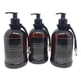 Kit Banho Shampoo Condicionador Sabonete Âmbar Pet