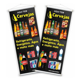 Kit Banner Faixa Vertical