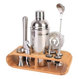 Kit Bar Barman Coqueteleira Socador Inox 550ml Full