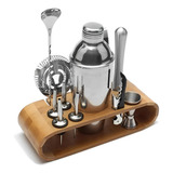 Kit Bar Coqueteleira 750ml Inox Drinks Barman Caipirinha