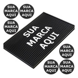 Kit Bar Mat 45 X30 6 Porta Copos Personalizados