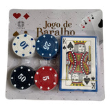 Kit Baralho Cartas Jogo De Poker