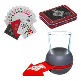 Kit Baralho Jogo Roleta Vira Vira Apontou Bebe O Shot