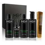 Kit Barba Completo Shampoo Condicionador Balm Óleo Pente