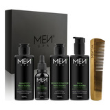 Kit Barba Completo Shampoo Condicionador Balm Óleo Pente