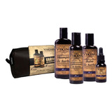Kit Barba Necessaire Shampoo Condicionador Balm E Óleo Mar