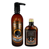 Kit Barba Shaving Gel Classic Silver Line Loção Pós Rum