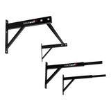 Kit Barra Fixa 40 Cm Barra Fixa Paralela Dip De Parede