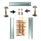 Kit Barramento Completo Bifásico 100a P 16 Circuitos Din