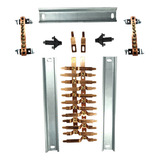 Kit Barramento Completo Bifásico 100a P 24 Circuitos Din