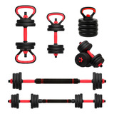 Kit Barras Anilhas 15kg