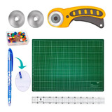 Kit Base De Corte 60 régua 60 cortador 45 Mm Patchwork