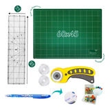 Kit Base De Corte 60x45 Régua 15x60 Cortador 45mm
