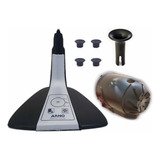 Kit Base Espelho Capu Pino 4 Pés Borracha Arno 40cm