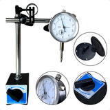 Kit Base Magnética Relógio Comparador Centesimal 60kgf