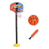 Kit Basquete Infantil Altura Ajustável Com Bola Bomba Tabela