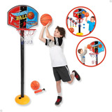 Kit Basquete Infantil Cesta Até 115cm