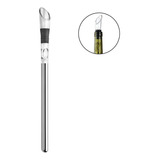 Kit Bastão Resfriador Com Aerador Decantador De Vinho Inox