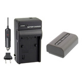Kit Bat Eria Np-fp50 + Carreg P/ Sony Dcr-hc40 Hc41 Hc42 Nfe