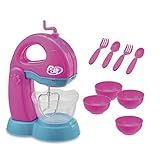 Kit Batedeira Le Chef Usual Brinquedos Azul Rosa