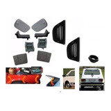Kit Batente Borracha Capô Dobradiça Grade Ar Mala Fiat 147