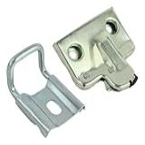 Kit Batente Inferior E Fechadura Interna Da Tampa Traseira Porta Malas Corsa Sedan Classic 1994 A 2016 Omega 1999 A 2012