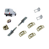 Kit Batente Trinco Fecho Porta Traseira Fiorino 2003 2004 05