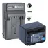 Kit Bateria Bp-727 Carregador P/ Canon Vixia Hf M500 M52 M50