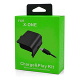 Kit Bateria + Carregador P/ Controle Xbox Recarregável