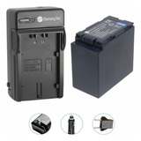 Kit Bateria + Carregador Para Panasonic Ag-dvc200 Ag-dvx100