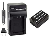 Kit Bateria Dmw-bmb9 + Carregador Para Câmera Digital E Filmadora Panasonic Dmc-fz40, Dmc-fz45, Dmc-fz47, Dmc-fz48, Dmc-fz100, Dmc-fz150