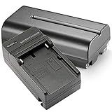 Kit Bateria E Carregador NP F550 NP F570 Para Sony Monitores E Iluminadores De Led
