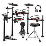 Kit Bateria Eletrônica Importada Ded200 Max C Banco E Fone