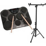 Kit Bateria Eletronica Portatil Revas Pb 350 Roland suporte