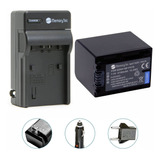 Kit Bateria Np-fv70 + Carregador P Sony Hdr-xr160e Hdr-pj50v