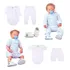 Kit Batizado Roupa Bebe 5 Pcs All Star Body Mijao Casamento