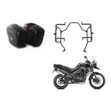 Kit Baú Lateral Givi E21n Suporte Tiger 800 Xc Xcx Xr Xrx