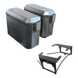 Kit Bauleto 33l Al Escovado Suporte Bmw F750 Gs Premium